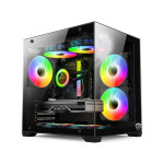 PC Power ICEBOX X2 BK mATX Mid Tower Gaming Casing